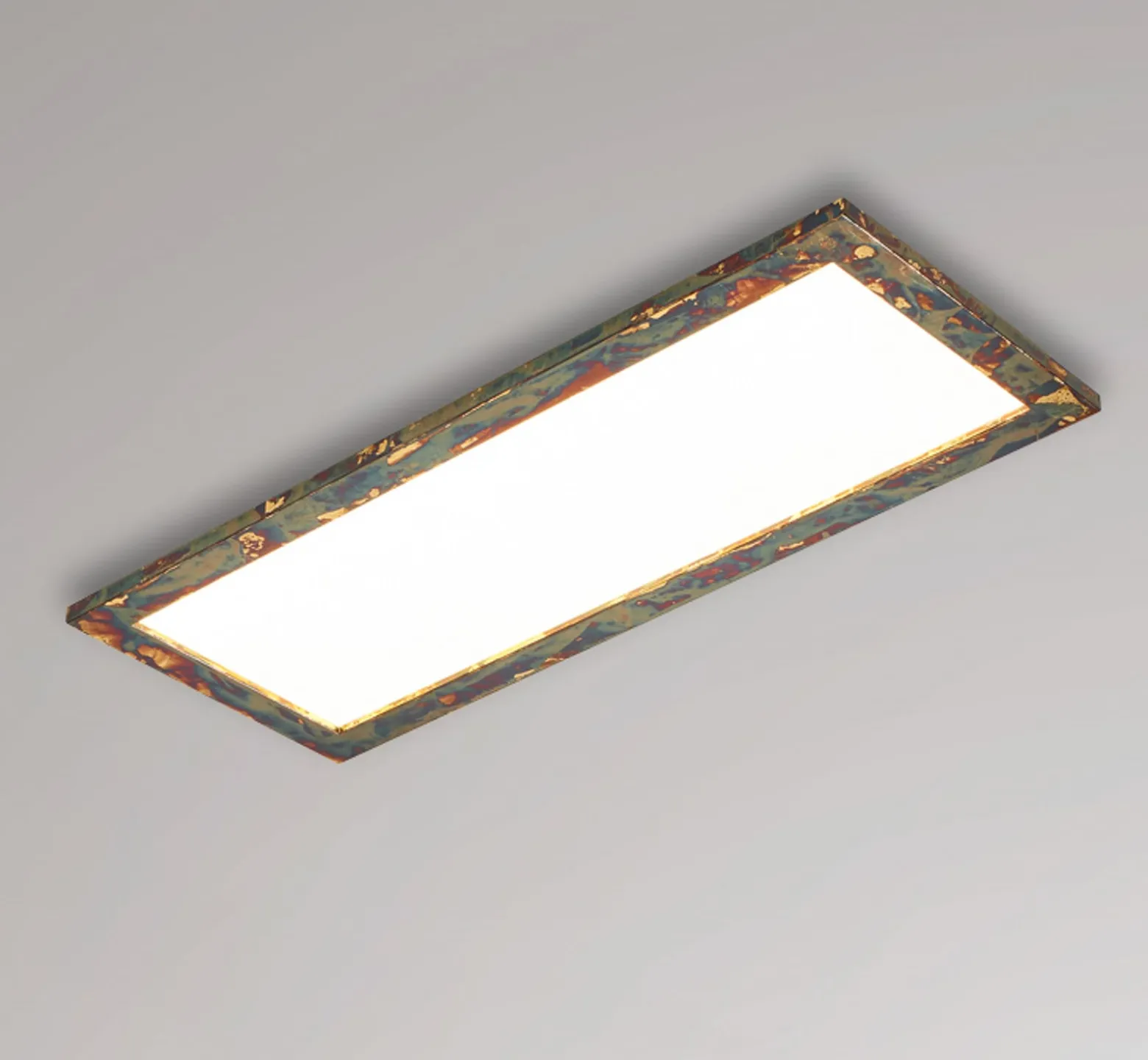 Quitani LED-Panel Aurinor, goldfarbig, 86 cm