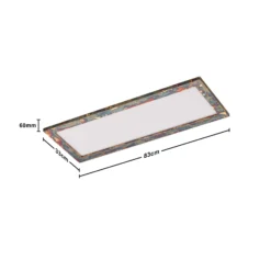 Quitani LED-Panel Aurinor, goldfarbig, 86 cm