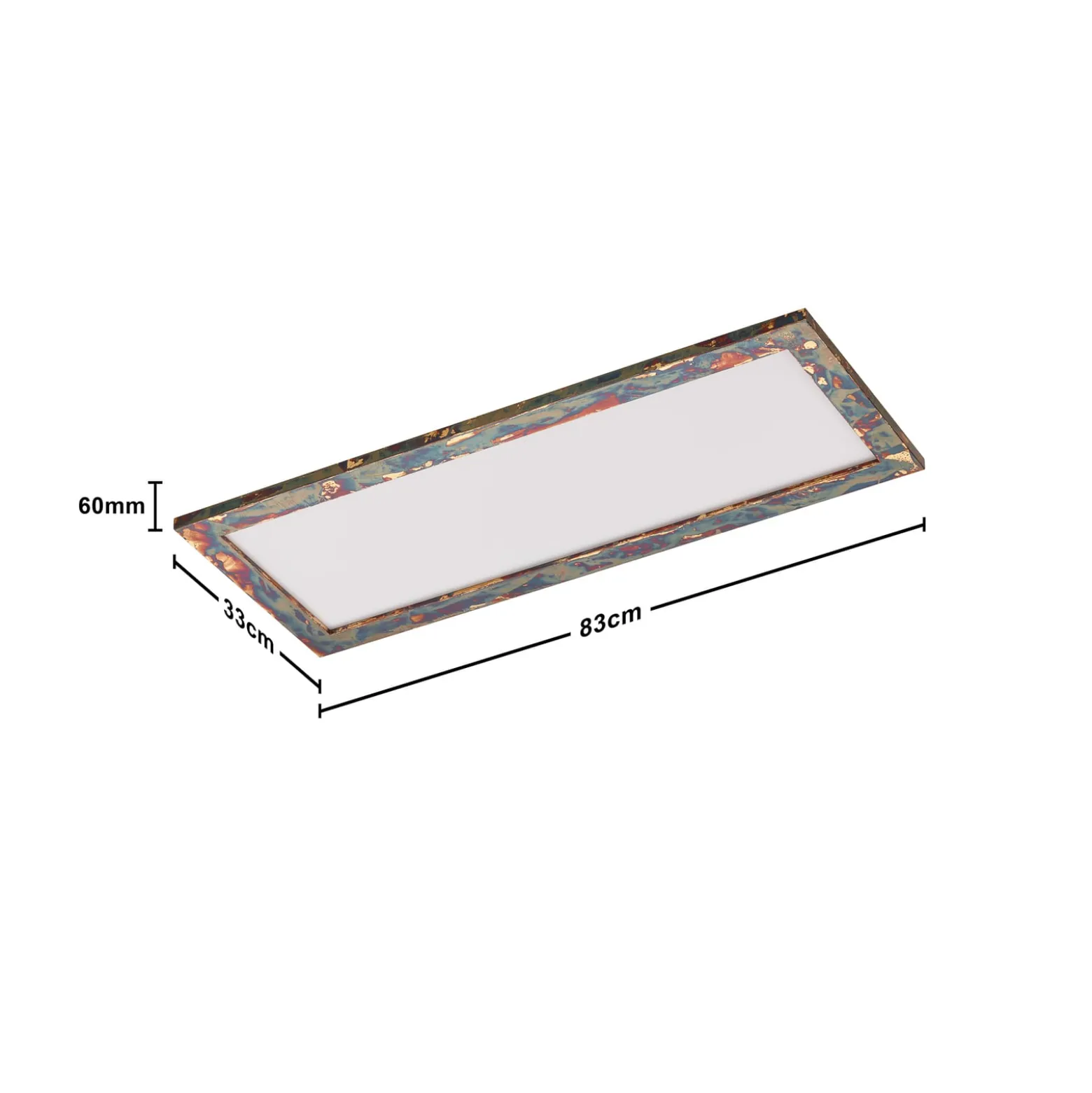 Quitani LED-Panel Aurinor, goldfarbig, 86 cm