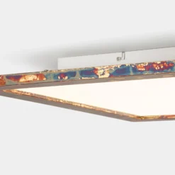 Quitani LED-Panel Aurinor, goldfarbig, 86 cm