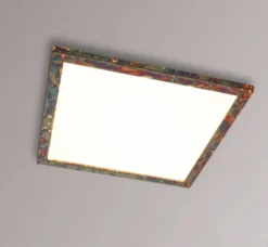 Quitani LED-Panel Aurinor, goldfarbig, 68 cm