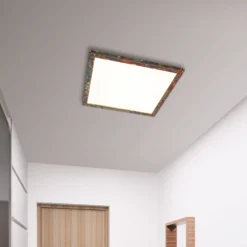 Quitani LED-Panel Aurinor, goldfarbig, 68 cm