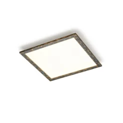 Quitani LED-Panel Aurinor, goldfarbig patiniert, 68 cm
