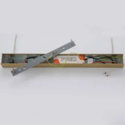 Quitani LED-Pendellampe Tolu, Länge 119 cm, messing