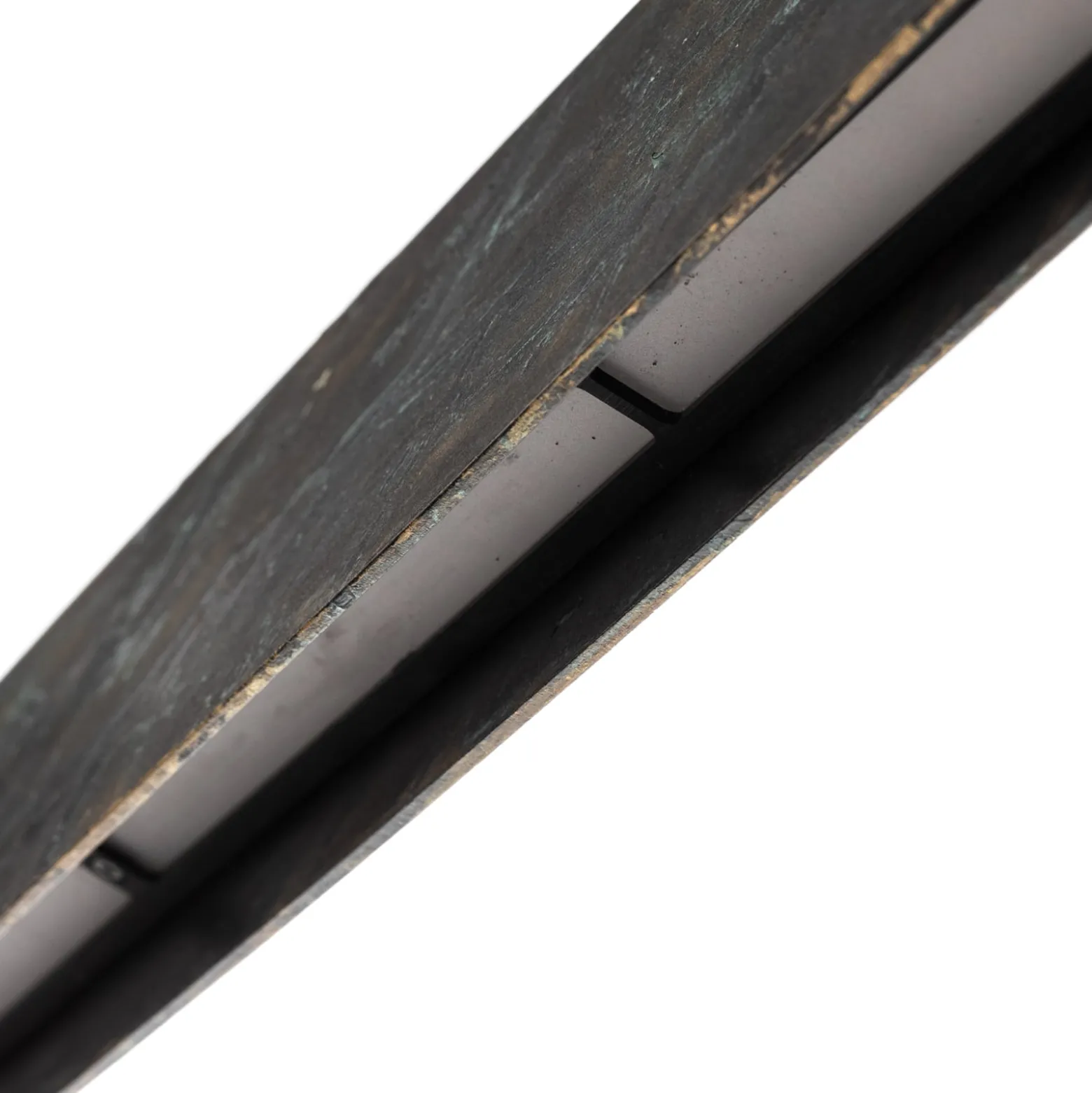 Quitani Lysia LED-Pendel, oxidiert/schwarz, 148 cm