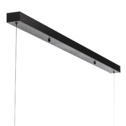 Quitani Lysia LED-Pendel, oxidiert/schwarz, 148 cm