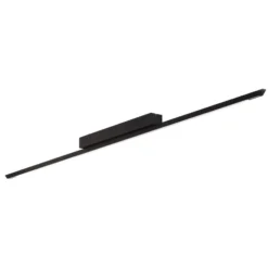 Quitani Niara LED-Deckenleuchte, schwarz eloxal