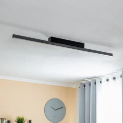 Quitani Zino LED-Deckenleuchte Schiefer grau 38W