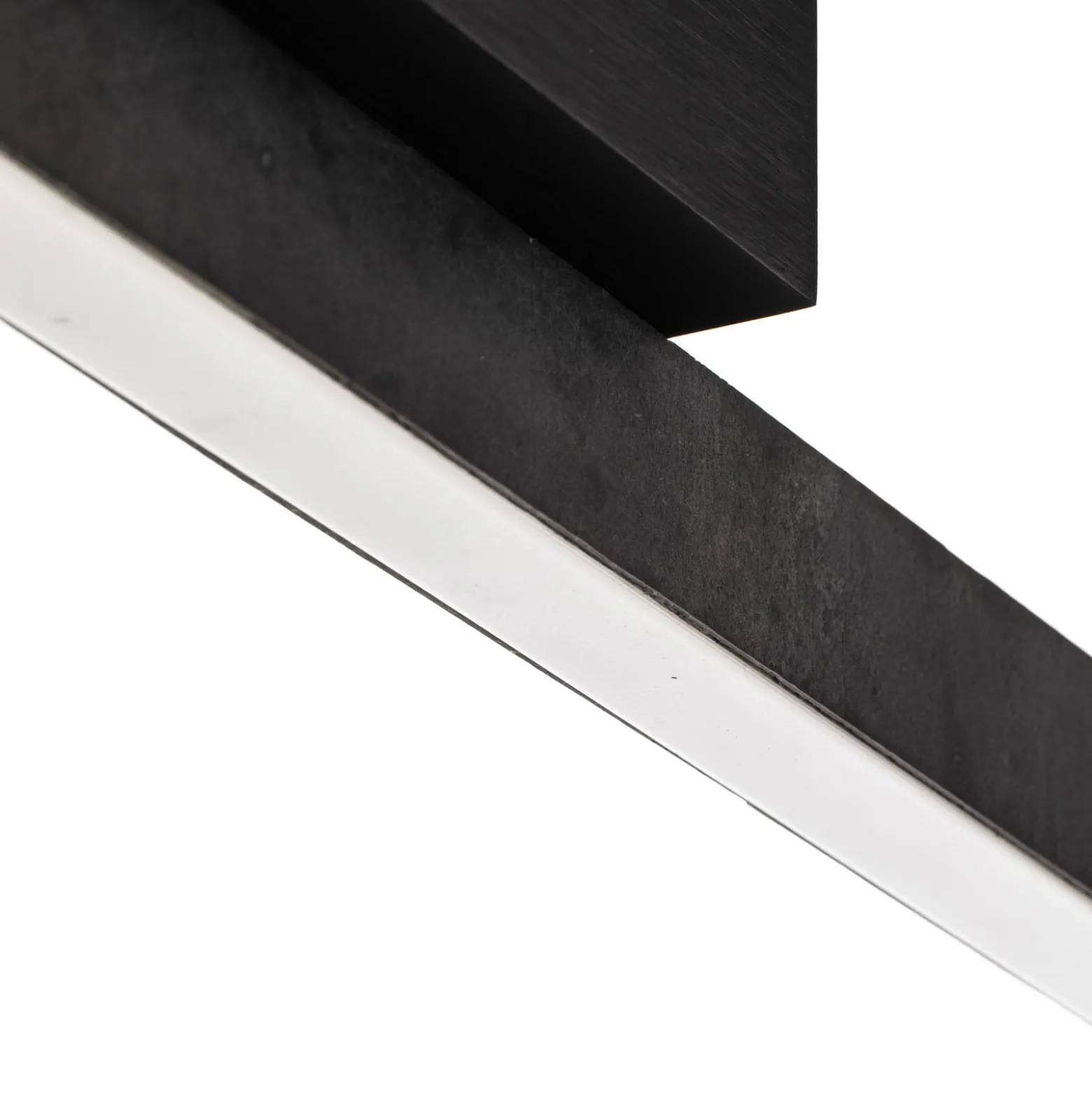 Quitani Zino LED-Deckenleuchte Schiefer grau 38W
