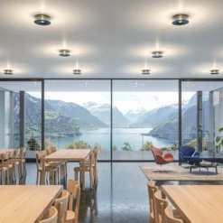 Ribag Vior LED-Deckenleuchte 2.700K 60° schwarz