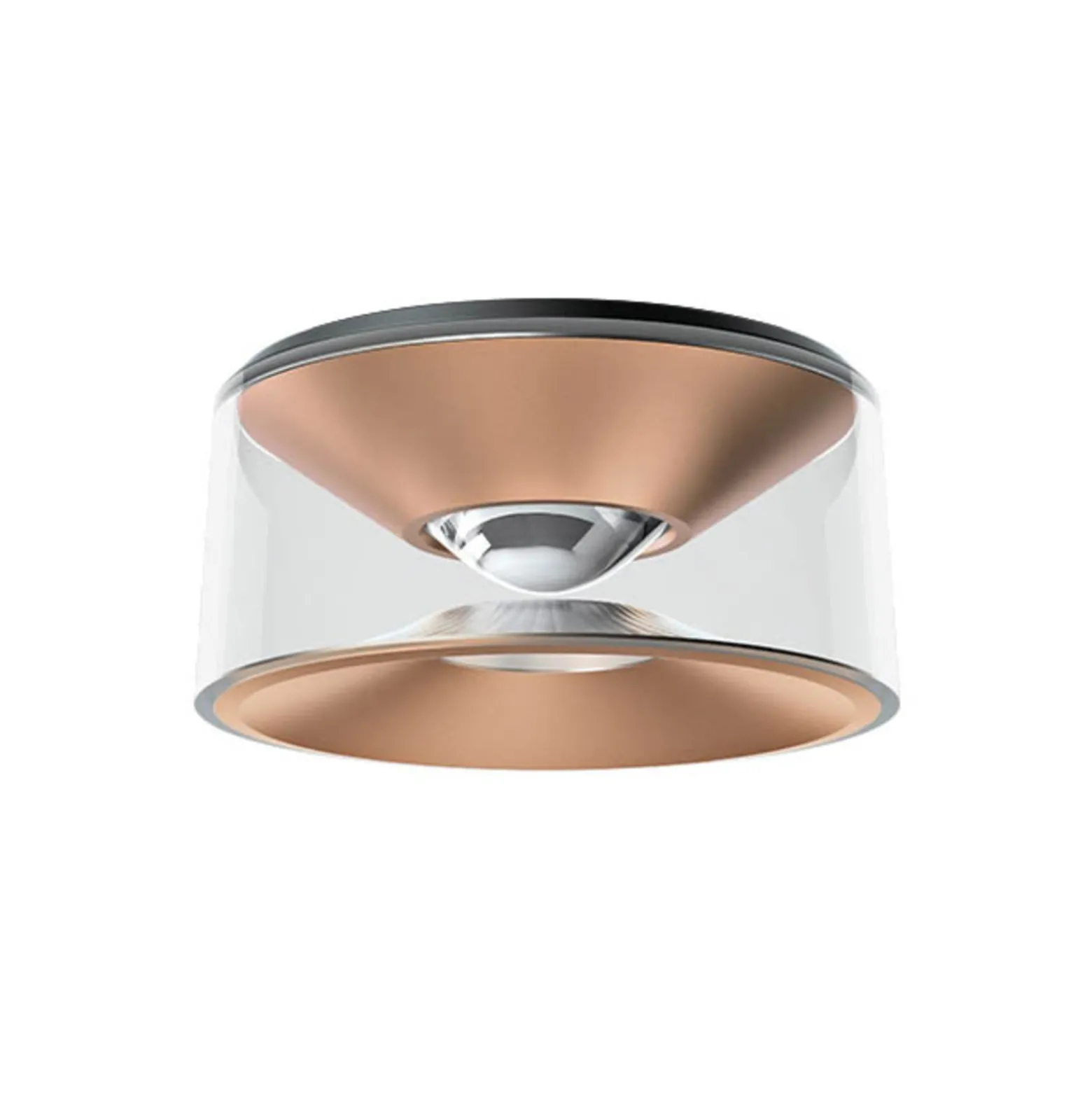 Ribag Vior LED-Deckenleuchte roségold 60° 3.000K