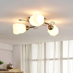 Romantisch gestaltete Deckenlampe Amedea