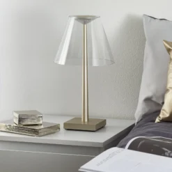 Rotaliana Dina+ T1 LED-Akkutischleuchte bronze