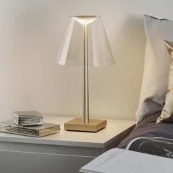 Rotaliana Dina+ T1 LED-Akkutischleuchte bronze