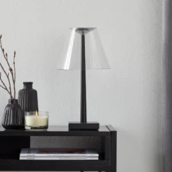 Rotaliana Dina+ T1 LED-Akkutischleuchte schwarz
