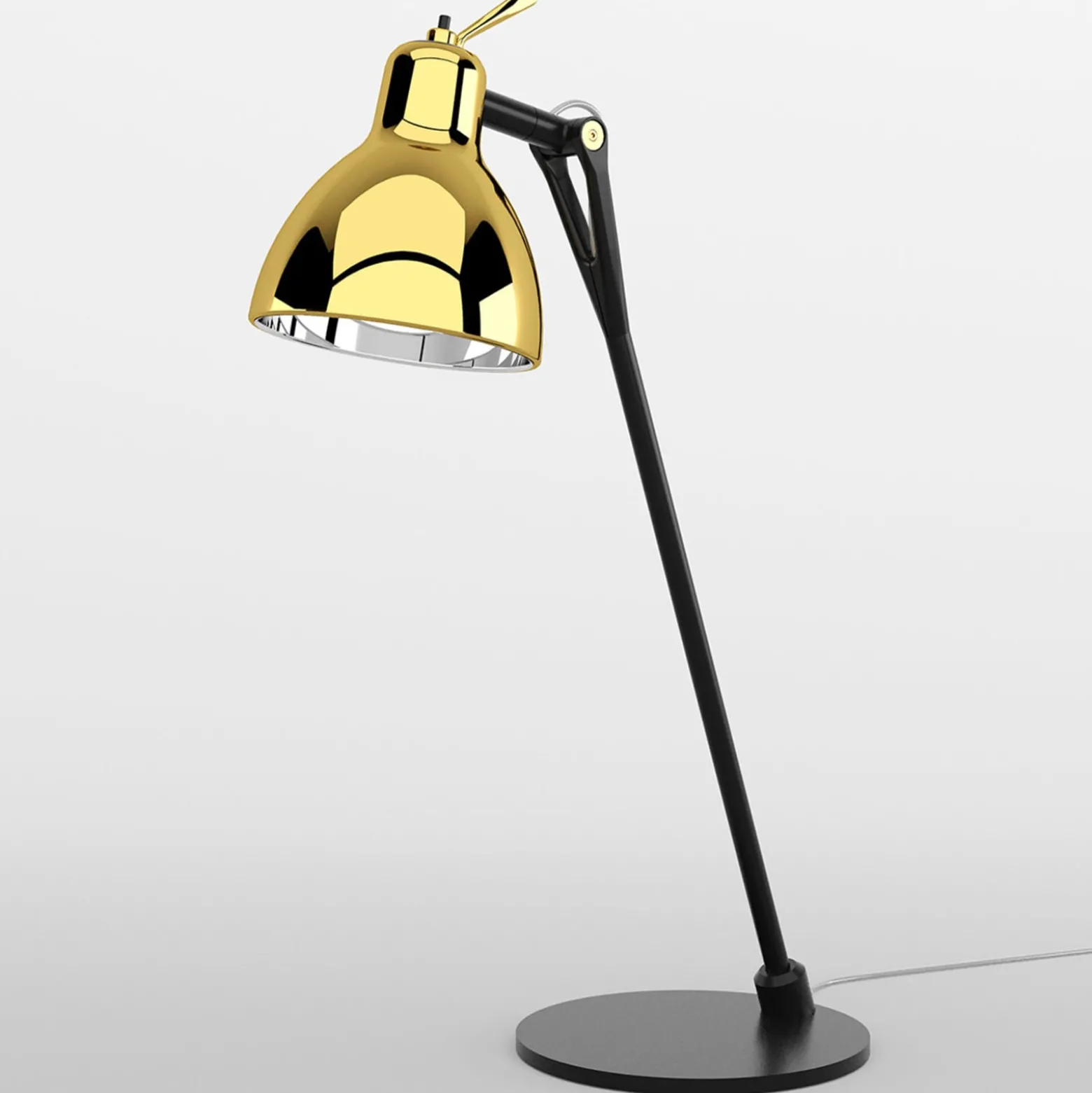 Rotaliana Luxy T0 Glam Tischlampe schwarz/gold