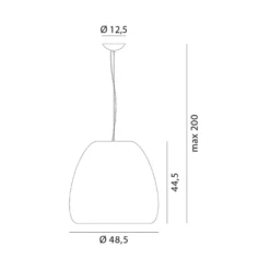 Rotaliana Pomi H1 Hängeleuchte gold Ø 48,5 cm