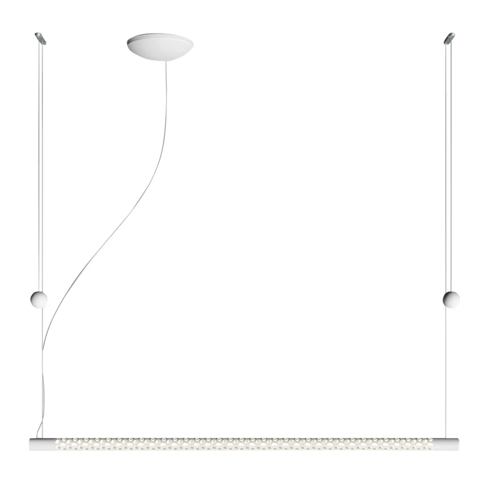Rotaliana Squiggle H9 LED-Hängelampe weiß 176cm