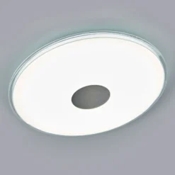 Runde LED-Deckenleuchte Shogun mit Glitzeroptik