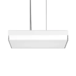 RZB Flat Slim+ Pendel DALI 43x43cm 41W weiß/Glanz