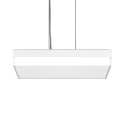 RZB Flat Slim+ Pendel DALI 43x43cm 41W weiß/matt