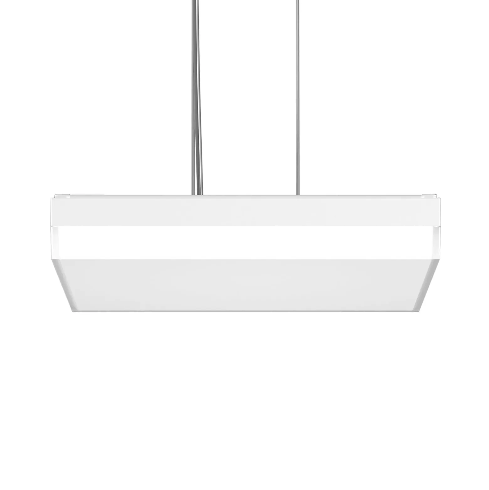 RZB Flat Slim+ Pendel DALI 43x43cm 41W weiß/matt