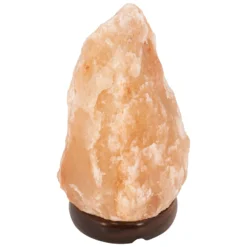 Salzkristall-Tischlampe Stone, naturfarben
