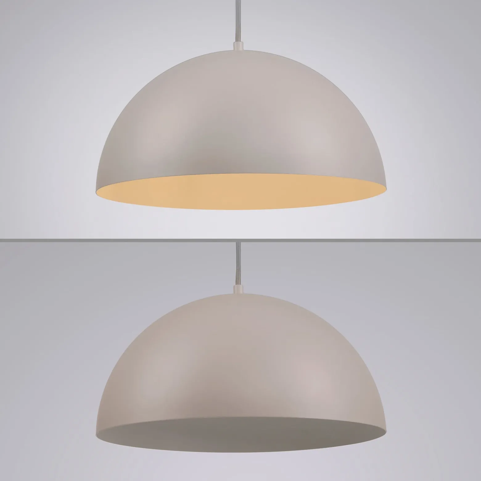 SCHÖNER WOHNEN Hängeleuchte Ali Sandbrise, Eisen, Ø 38cm E27