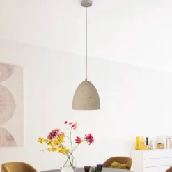 SCHÖNER WOHNEN Hängeleuchte Traventa, beige, Ø 21 cm, E27