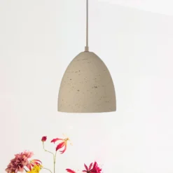 SCHÖNER WOHNEN Hängeleuchte Traventa, beige, Ø 21 cm, E27
