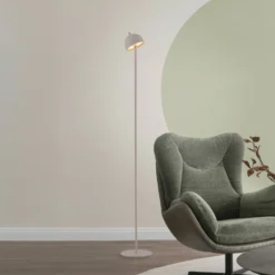 SCHÖNER WOHNEN LED-Akku-Stehlampe Bellis, sandbrise, IP54