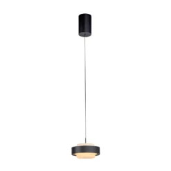 SCHÖNER WOHNEN LED-Hängelampe Elmo, schwarz, 1-fl., 3000 K
