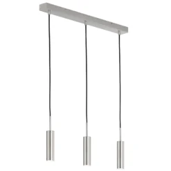 Schöner Wohnen Stina LED-Hängeleuchte 3-flg nickel