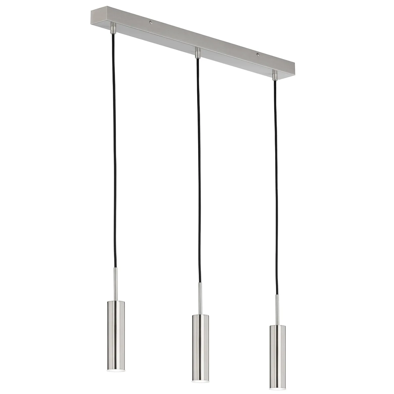 Schöner Wohnen Stina LED-Hängeleuchte 3-flg nickel