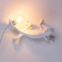 SELETTI Chameleon Lamp Going Down Wandlampe USB