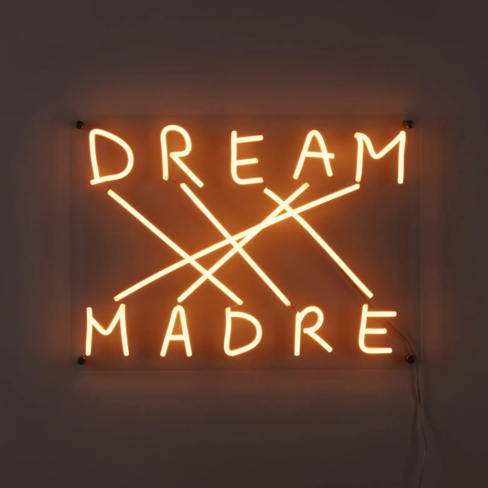 SELETTI Dream-Madre LED-Deko-Wandleuchte, gelb