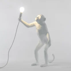 SELETTI Monkey Lamp LED-Dekolampe, weiß, stehend