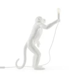 SELETTI Monkey Lamp LED-Dekolampe, weiß, stehend