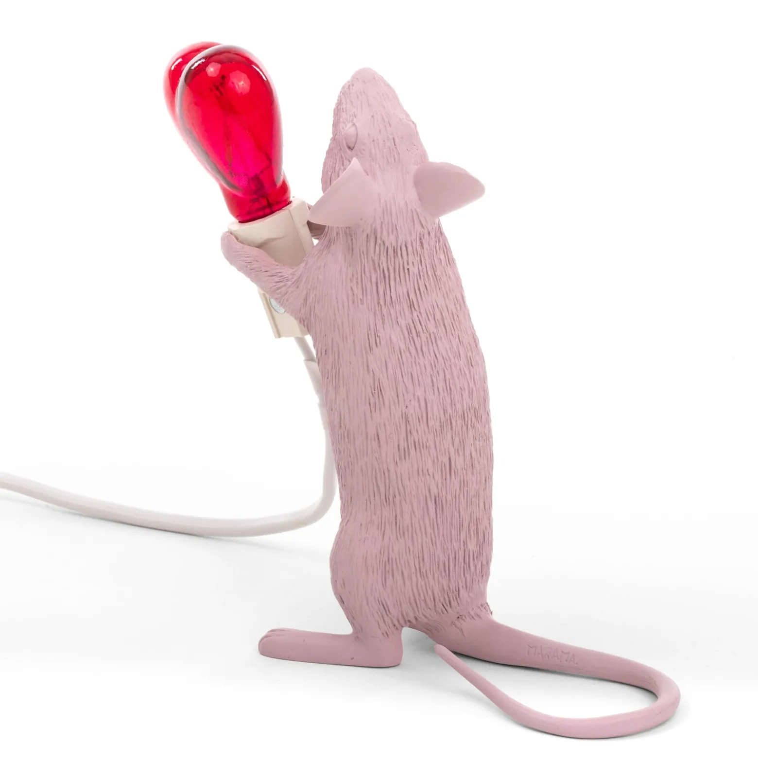 SELETTI Mouse Lamp Valentine Dekolampe USB weiß