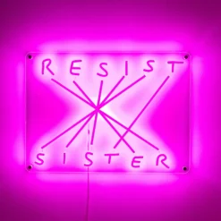 SELETTI Resist-Sister LED-Deko-Wandleuchte fuchsia