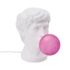 SELETTI Wonder Times LED-Deko-Tischlampe weiß/pink