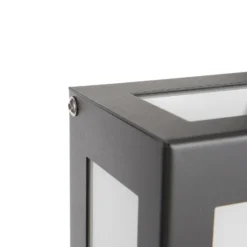 Sensor-LED-Außenwandleuchte Aqua Rain, anthrazit