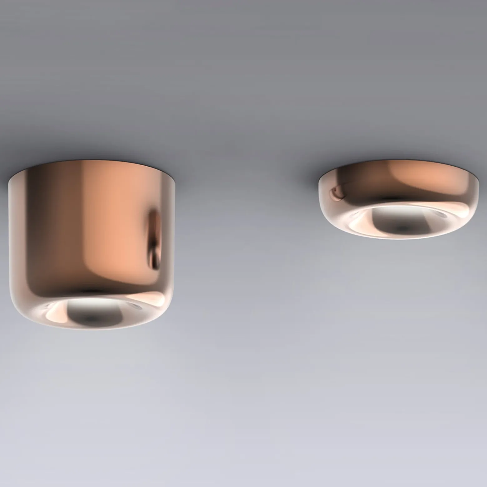 serien.lighting Cavity Ceiling L, bronze