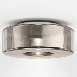 serien.lighting Curling M Decke 2.700K Glas silber