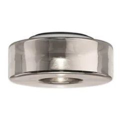 serien.lighting Curling M Decke 2.700K Glas silber