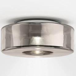 serien.lighting Curling S Decke 2.700K Glas silber