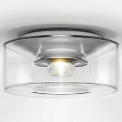 serien.lighting Curling S Deckenleuchte 2.700K Glas klar