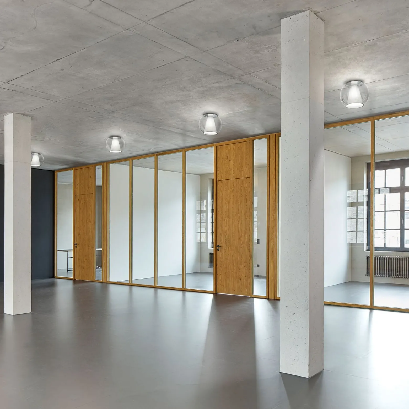 serien.lighting Draft M Decke 2.700K Triac klar