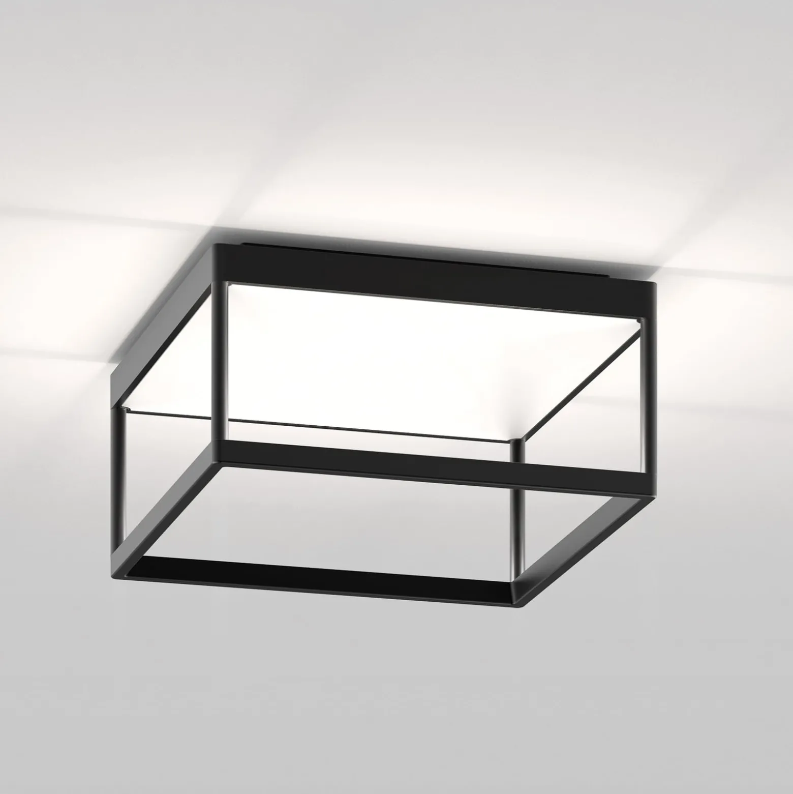serien.lighting Reflex 2 M 150 schwarz/mattweiß