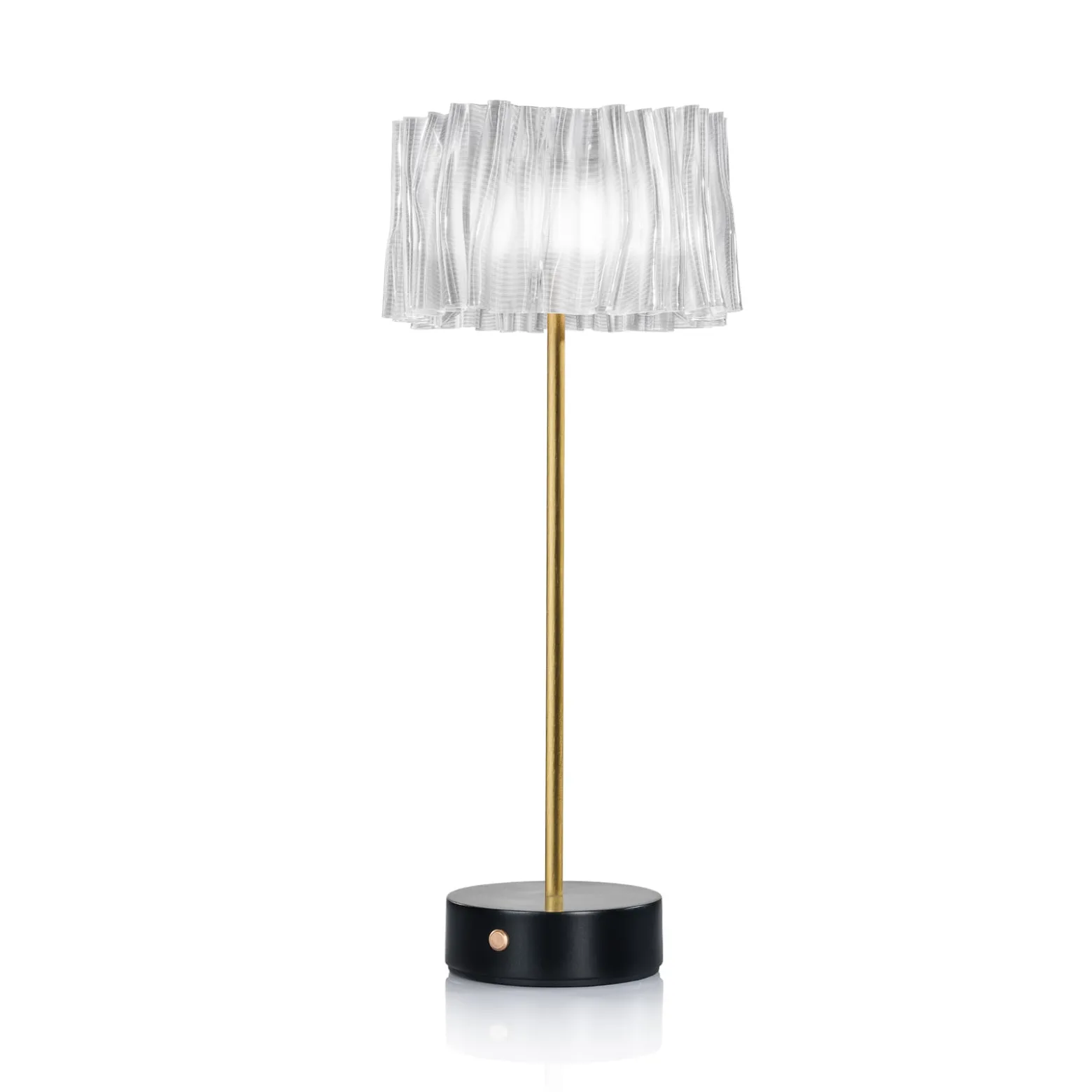 Slamp Accordéon Battery Tischlampe prisma/schwarz